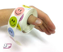 Smiley Labels, Assorted Color, 500 Labels Per Roll, 1” Round