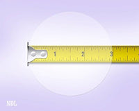 3" Round Clear Wafer Seals, Super Gloss, for Boxes & Bulk Envelopes