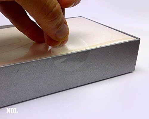3" Round Clear Wafer Seals, Super Gloss, for Boxes & Bulk Envelopes