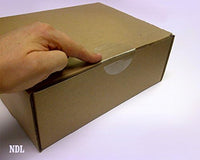 3" Round Clear Wafer Seals, Super Gloss, for Boxes & Bulk Envelopes