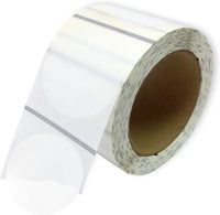 3" Round Clear Wafer Seals, Super Gloss, for Boxes & Bulk Envelopes