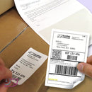 Integrated Label, 2 Labels, 6" x 4" & 2 x 4", Centered On The Bottom