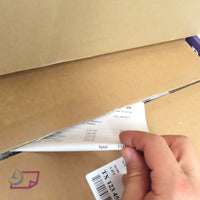 Integrated Label, 2 Labels, 6" x 4" & 2 x 4", Centered On The Bottom