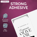 8-1/2" x 11" White Laser Labels, 2 Labels per Sheet, 4-1/4" x 11"
