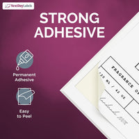 8-1/2" x 11" White Laser Labels, 4 Labels per Sheet, 4" x 5" .