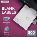 8-1/2" x 11" White Laser Labels, 10 Labels per Sheet, 4" x 2"