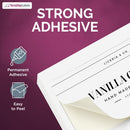 8-1/2" x 11" White Laser Labels, 10 Labels per Sheet, 4" x 2"