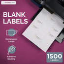 8-1/2" x 11" White Laser Labels, 30 Labels per Sheet, 2.625" x 1"