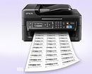 8-1/2" x 11" White Laser Labels, 30 Labels per Sheet, 2.625" x 1"
