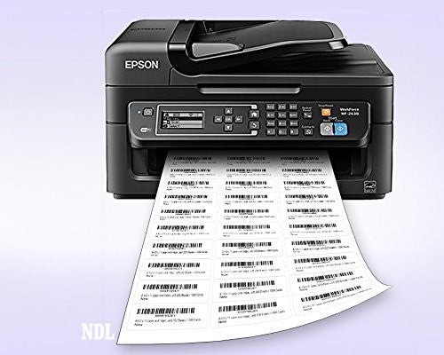 8-1/2" x 11" White Laser Labels, 30 Labels per Sheet, 2.625" x 1"