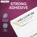 8-1/2" x 11" White Laser Labels, 33 Labels per Sheet, 2.8" x 1"
