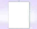 8-1/2" x 11" Fluorescent Red Labels, 1 Label per Sheet, 8-1/2" x 11"