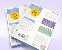 8-1/2" x 11" Fluorescent Orange Labels, 12 Labels per Sheet, 2.5" Round