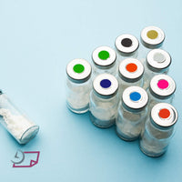 8-1/2" x 11" Fluorescent Pink Labels, 108 Labels per Sheet, 3/4" Round
