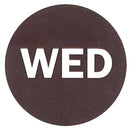 2" Inventory Stickers, 500 Permanent Brown “WED” Labels, 3" Core
