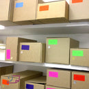 3 x 5" Rectangle Stickers, 500 Permanent Labels, Tan, 3" Core.