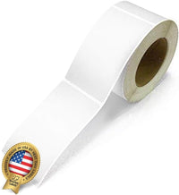 3 x 5" Rectangle Stickers, 500 Permanent Labels, White, 3" Core.
