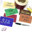 3 x 5" Rectangle Stickers, 500 Permanent Labels, Tan, 3" Core.