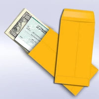 # 7 Coin Brown Kraft Gummed Envelopes