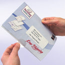 1" Round Translucent Wafer Seals, for Small Boxes & Envelopes