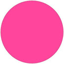 1" Circle Stickers, 500 Permanent Labels, Pink Fluorescent, 3" Core
