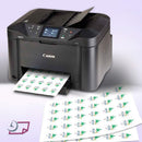 8-1/2" x 11" White Laser Labels, 30 Labels per Sheet, 1.5" Round