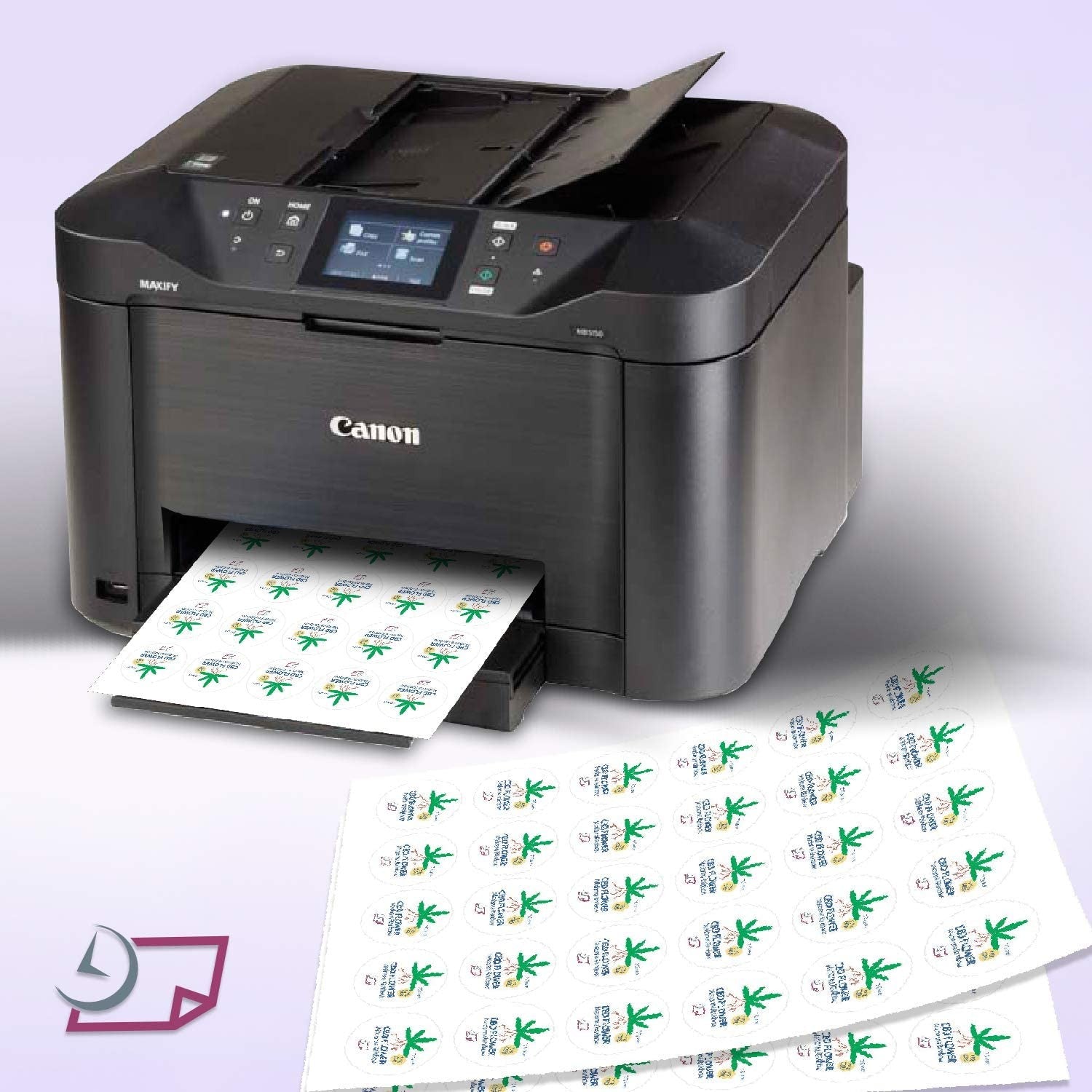 8-1/2" x 11" White Laser Labels, 30 Labels per Sheet, 1.5" Round