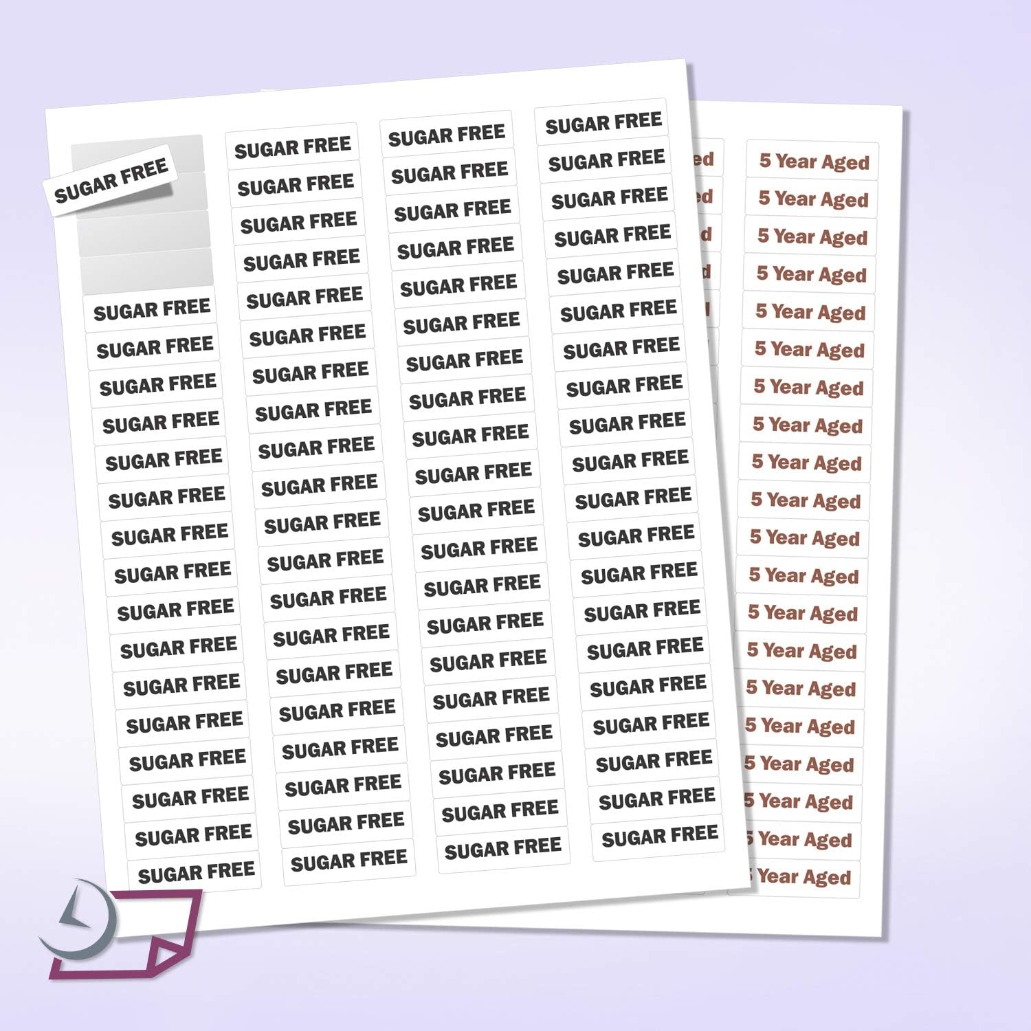 8-1/2" x 11" White Laser Labels, 80 Labels per Sheet, 1-1/2" x 1"