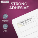 8-1/2" x 11" White Laser Labels, 80 Labels per Sheet, 1-1/2" x 1"