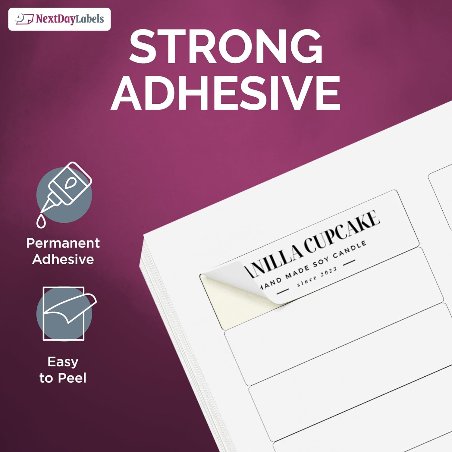 8-1/2" x 11" White Laser Labels, 80 Labels per Sheet, 1-1/2" x 1"