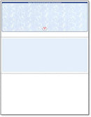 NextSecure Blank Laser Check, Blue, Check on Top