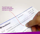 NextSecure Blank Laser Check, Blue, Check on Top