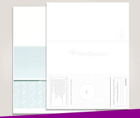 NextSecure Blank Laser Check, Green, Check on Bottom