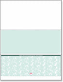 NextSecure Blank Laser Check, Green, Check on Bottom