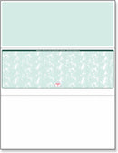 NextSecure Blank Laser Check, Green, Check in Middle