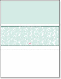 NextSecure Blank Laser Check, Green, Check in Middle