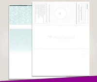 NextSecure Blank Laser Check, Green, Check on Top