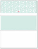 NextSecure Blank Laser Check, Green, Check on Top