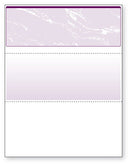 NextSecure Blank Laser Check, Purple, Check on Top