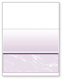 NextSecure Blank Laser Check, Purple, Check on Bottom