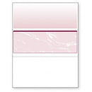 NextSecure Blank Laser Check, Burgundy, Check in Middle