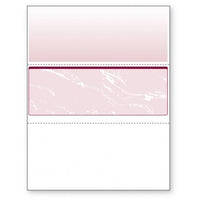 NextSecure Blank Laser Check, Burgundy, Check in Middle