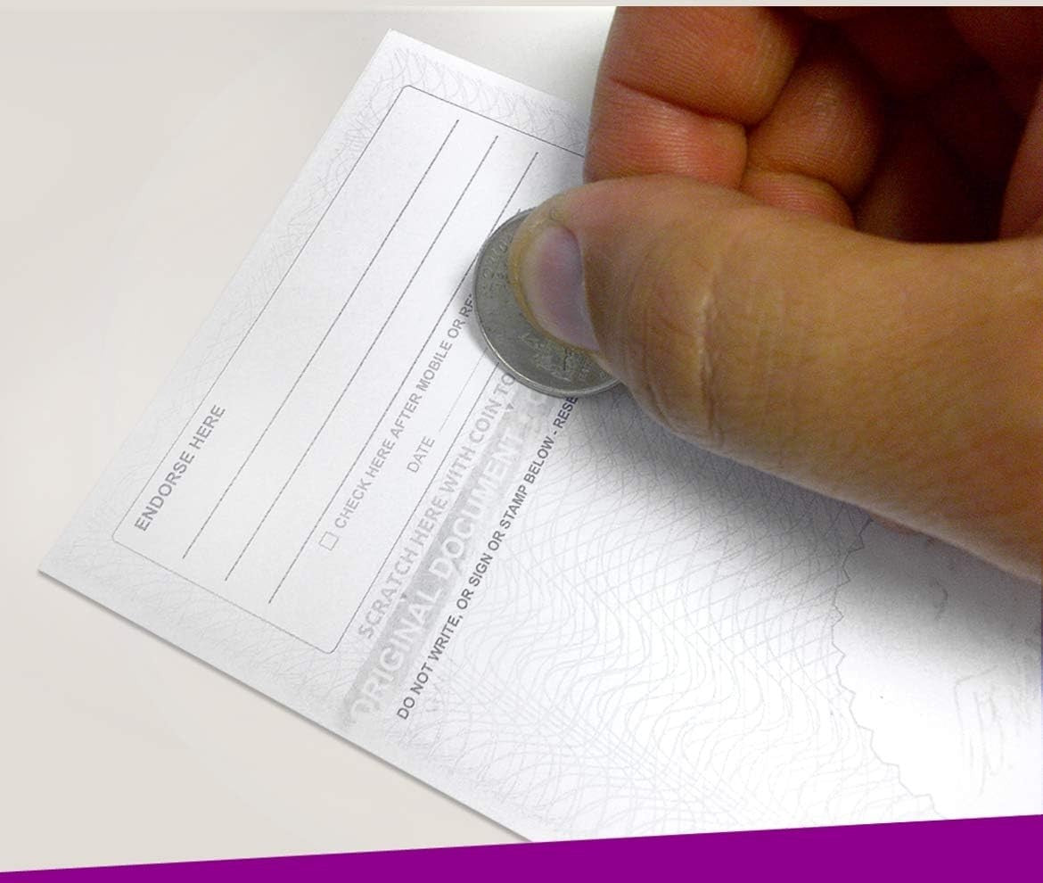NextSecure Blank Laser Check, Blue/Green Prismatic, 3 Checks Per Page