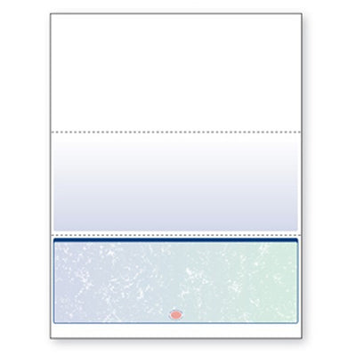 NextSecure Blank Laser Check, Blue/Green Prismatic, Check on Bottom