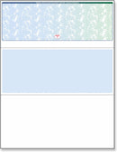 NextSecure Blank Laser Check, Blue/Green Prismatic, Check on Top