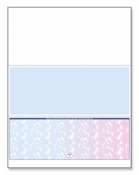 NextSecure Blank Laser Check, Blue/Red Prismatic, Check on Bottom