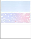 NextSecure Blank Laser Check, Blue/Red Prismatic, Check in Middle