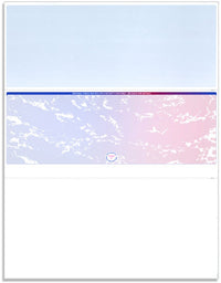 NextSecure Blank Laser Check, Blue/Red Prismatic, Check in Middle