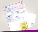 NextSecure Blank Laser Check, Blue/Red Prismatic, Check on Top
