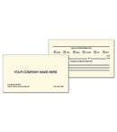 Two Sided Appointment Business Cards, Premium Stock